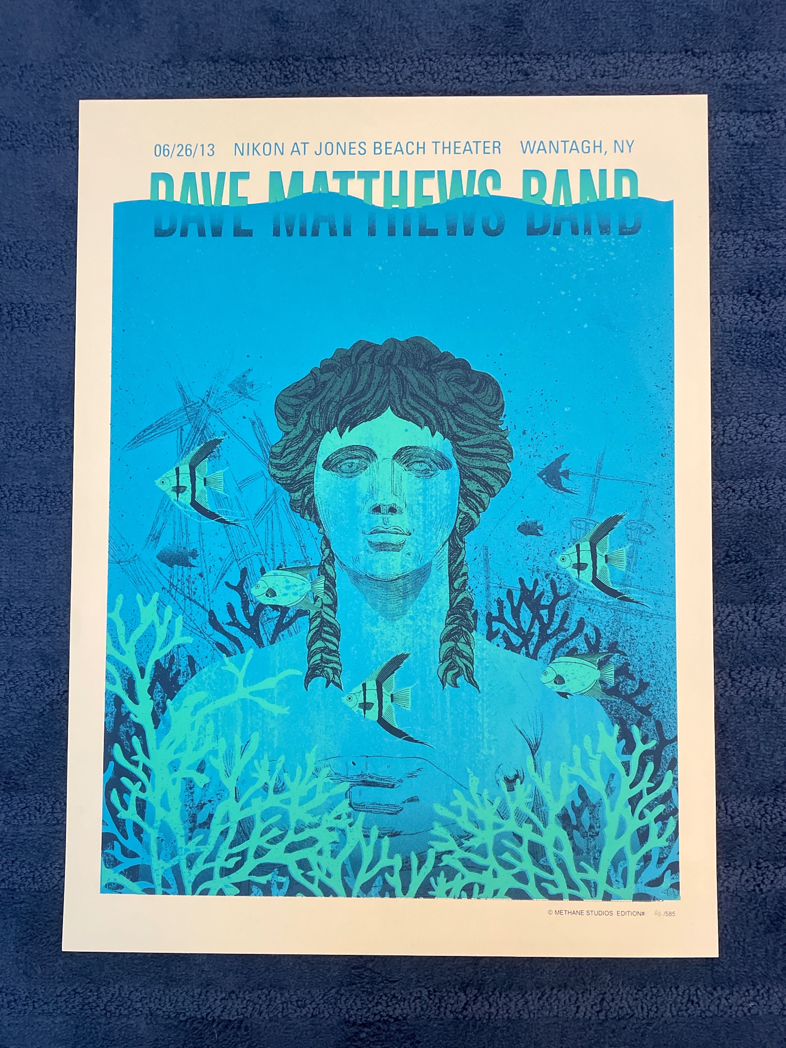 Dave Matthews Band poster by Methane Studios