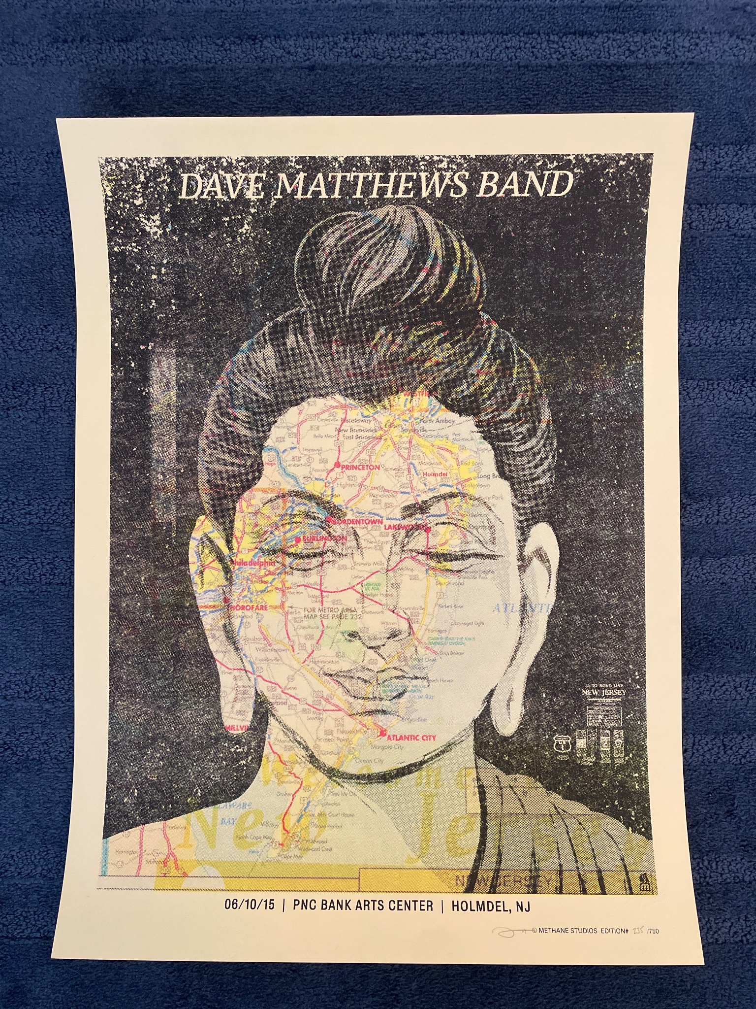 Dave Matthews Band poster by Methane Studios