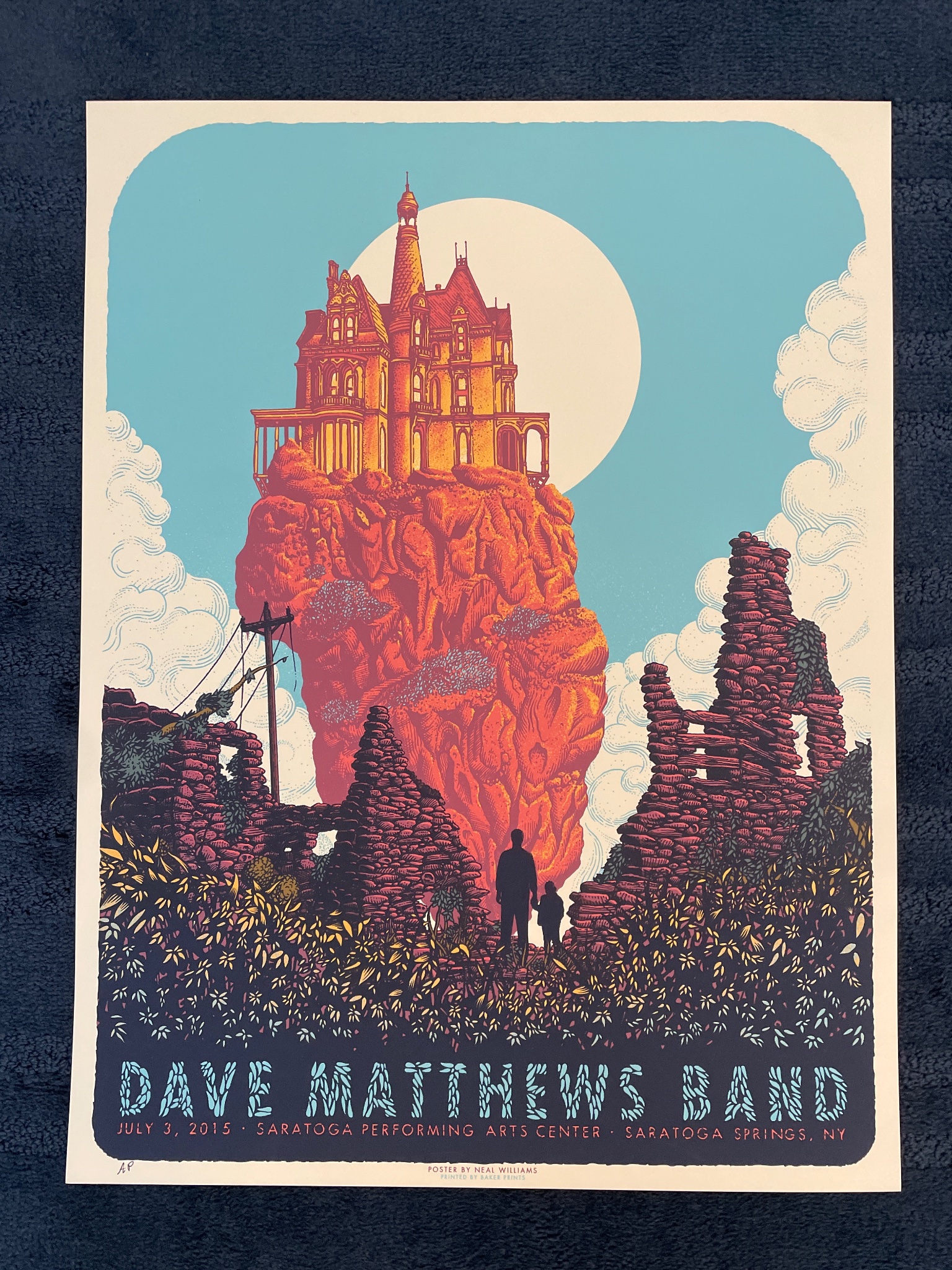 Dave Matthews Band poster by Neal Williams