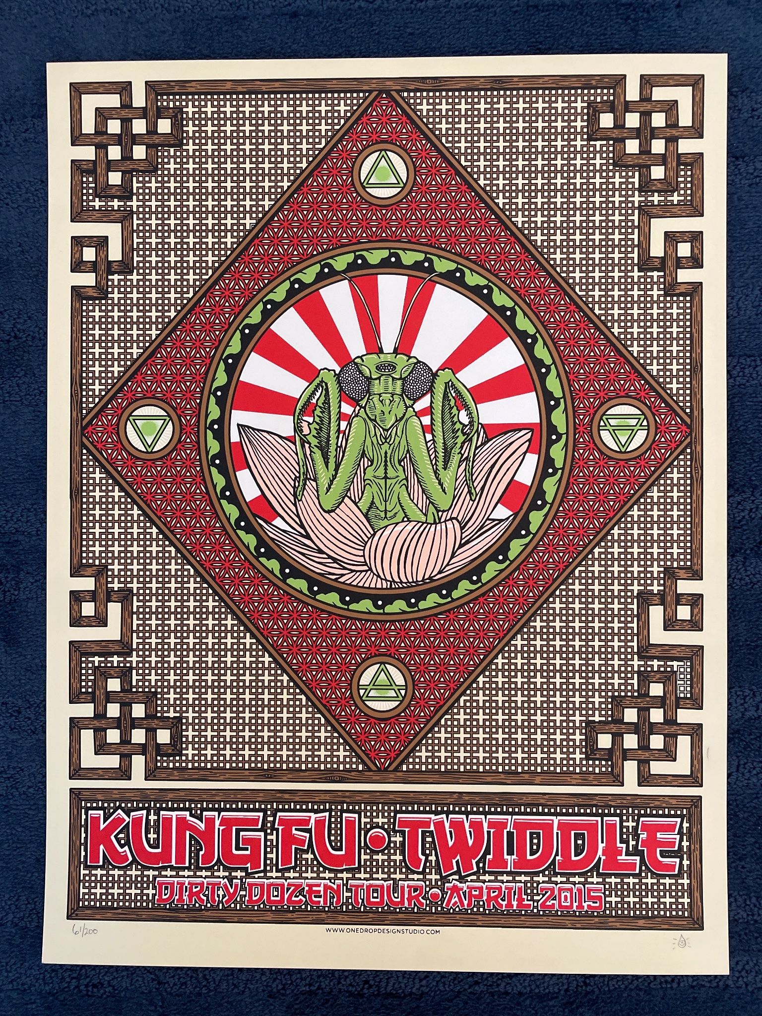 KUNG FU • TWIDDLE poster by One Drop Design Studio