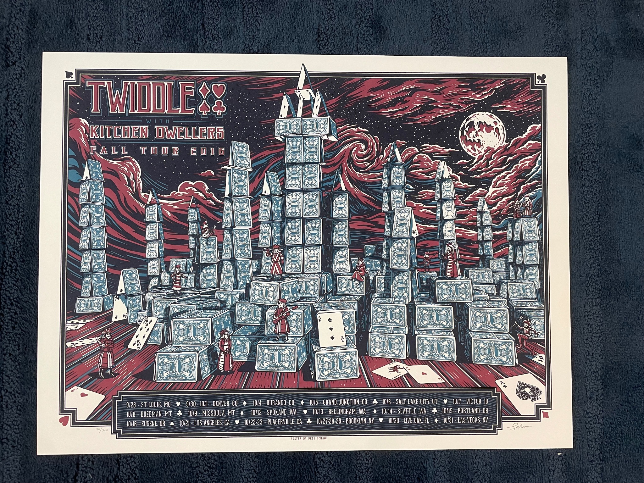 Twiddle poster by Pete Schaw