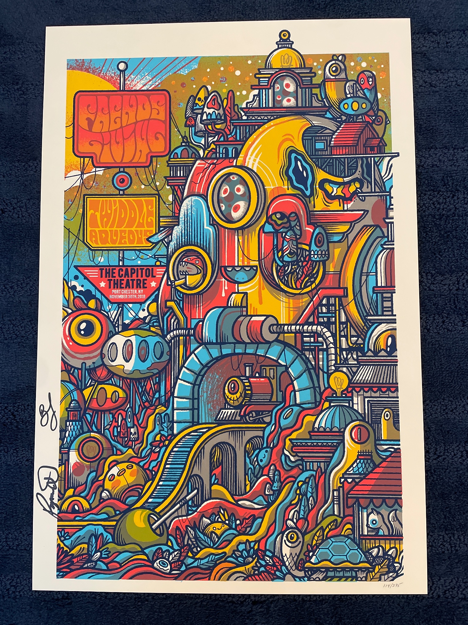 Twiddle poster by Drew Millward