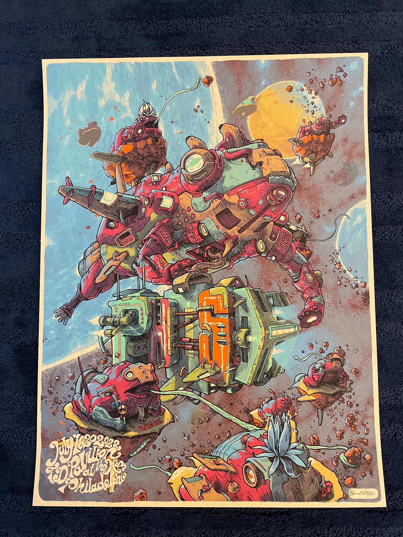 Phish poster by Dave Kloc