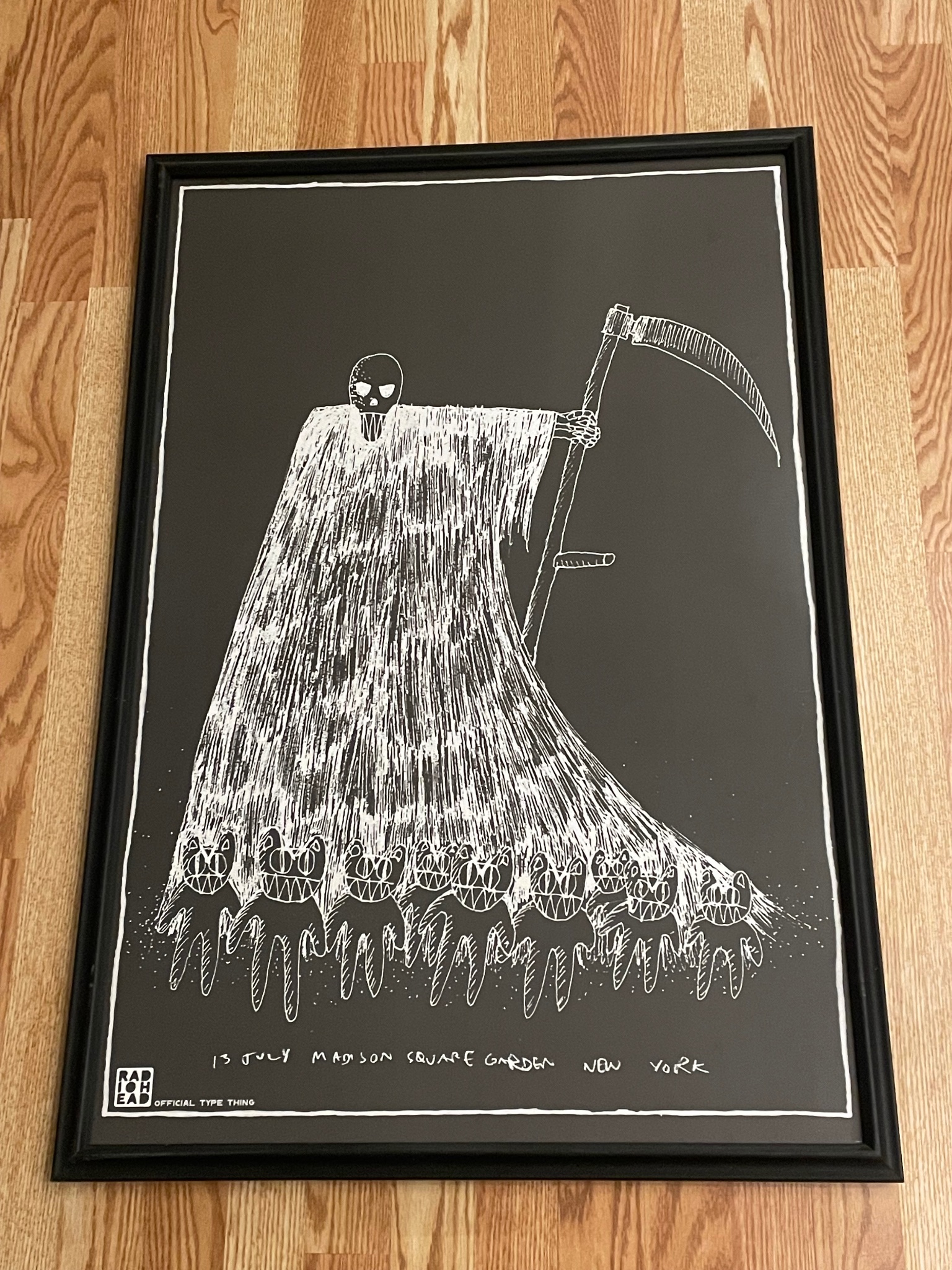 Radiohead poster by Stanley Donwood
