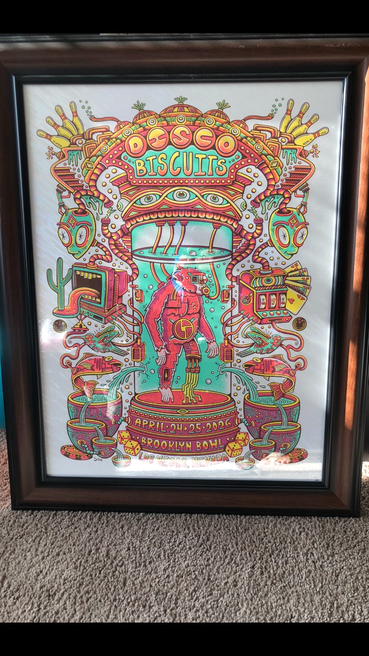 The Disco Biscuits poster by Andrew Sax