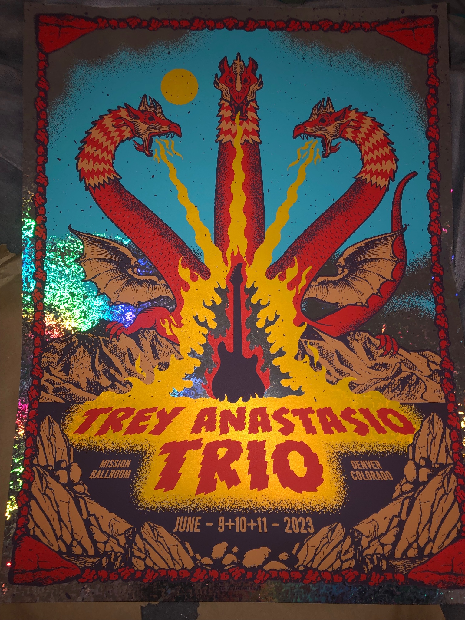 Trey Anastasio Trio poster by Justin Helton