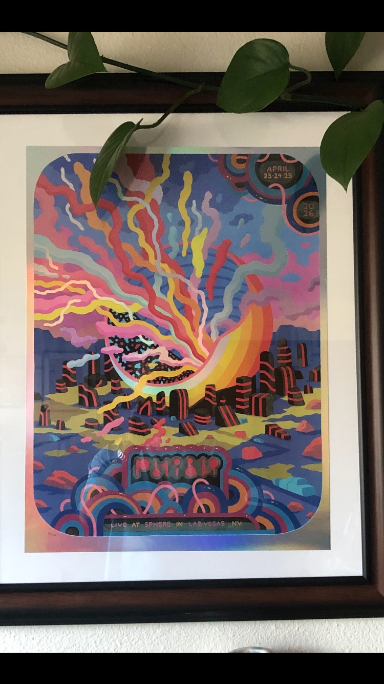 Phish poster by Graham Yarrington