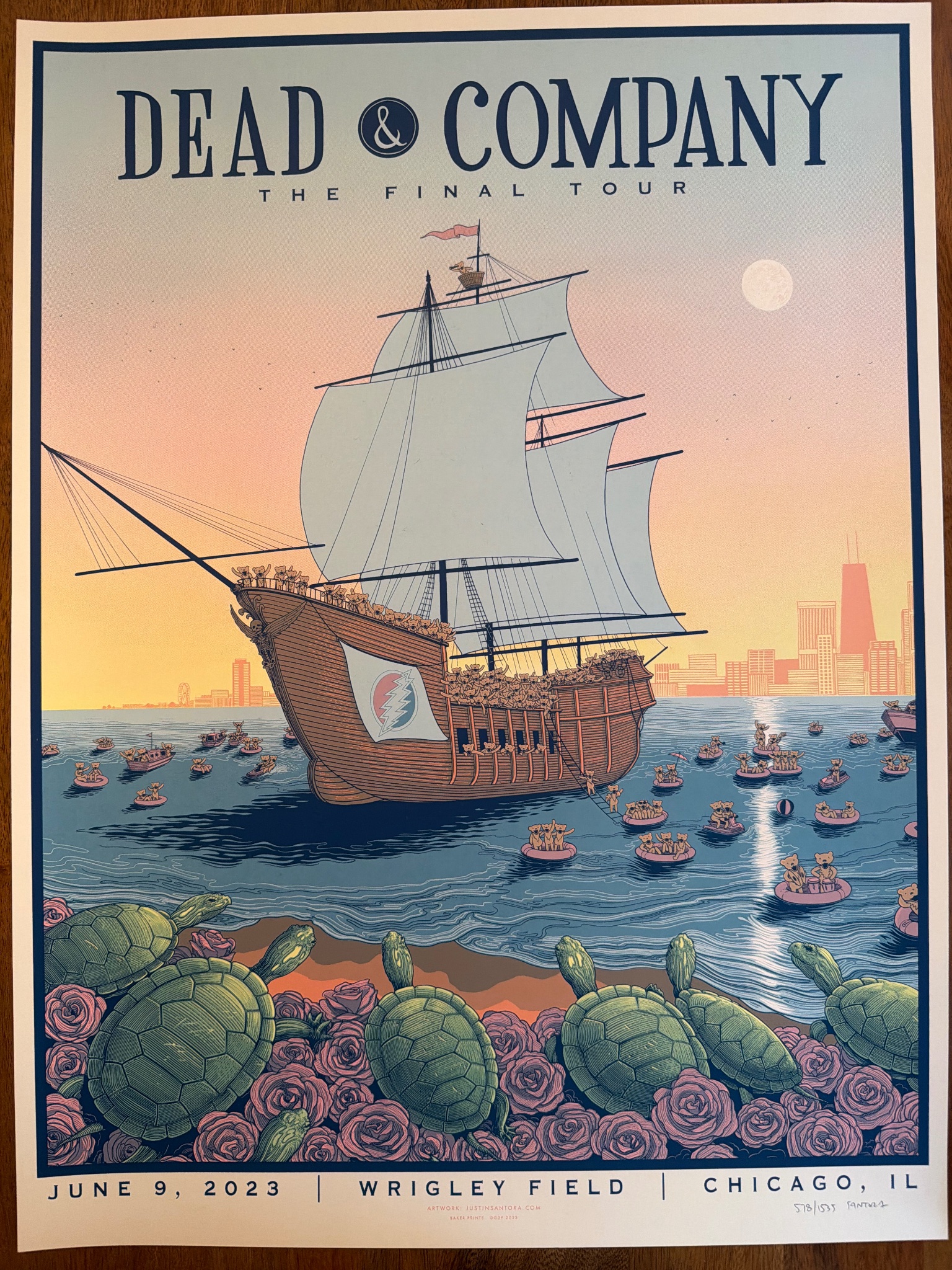 Dead & Company poster by Justin Santora