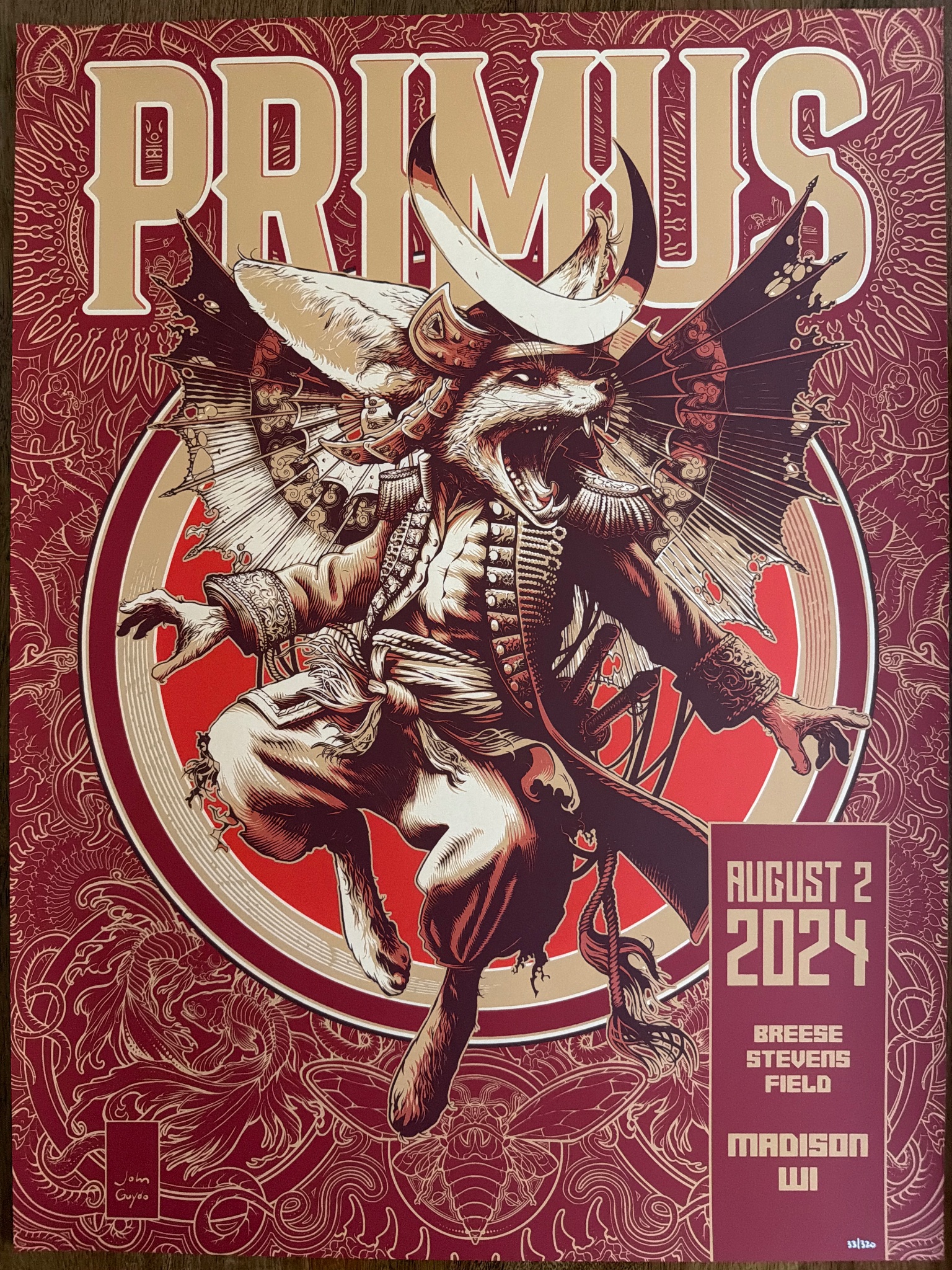 Primus poster by John Guydo