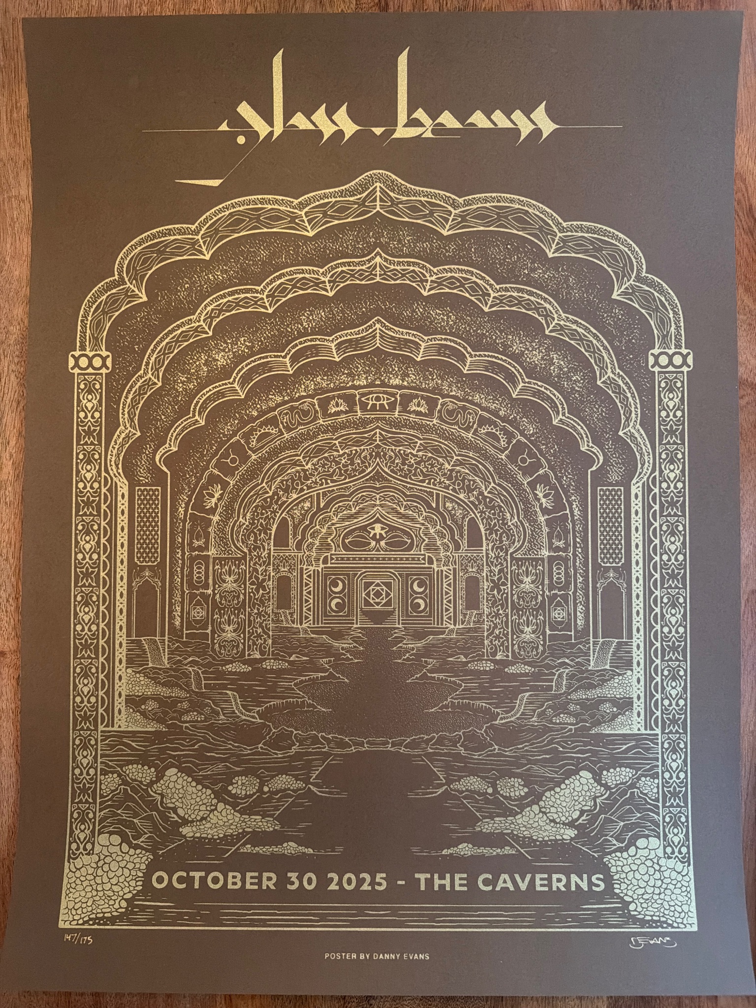 Glass Beams poster by Danny Evans