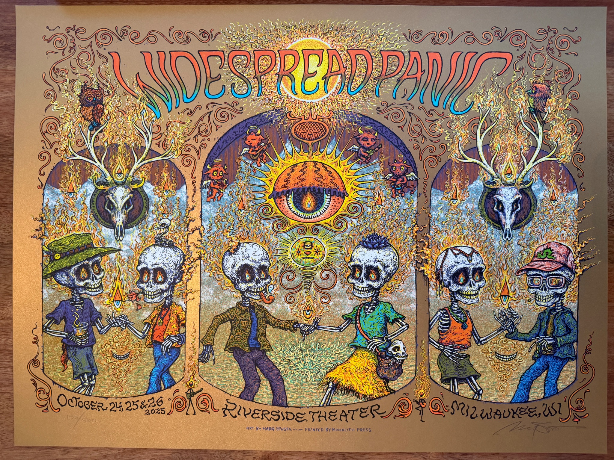 Widespread Panic poster by Marq Spusta