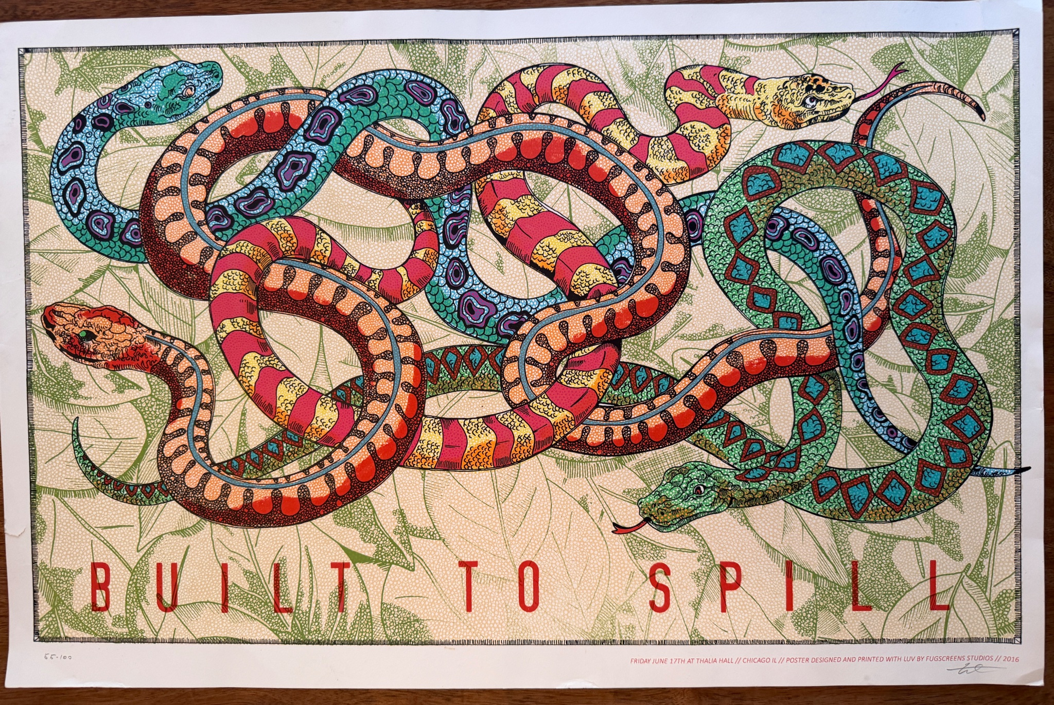 Built to Spill poster by Fugscreens Studios