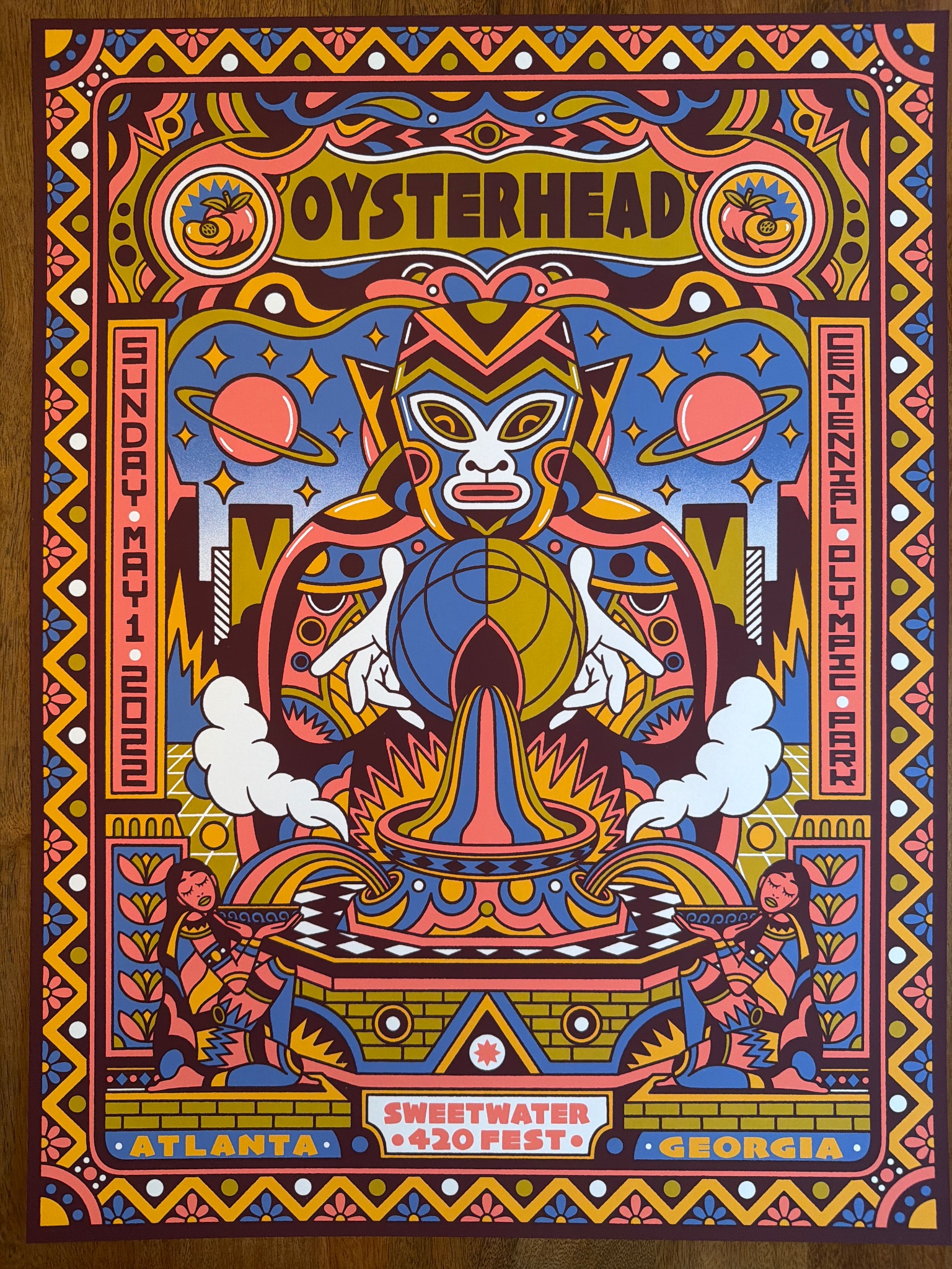 Oysterhead poster by Bene Rohlmann