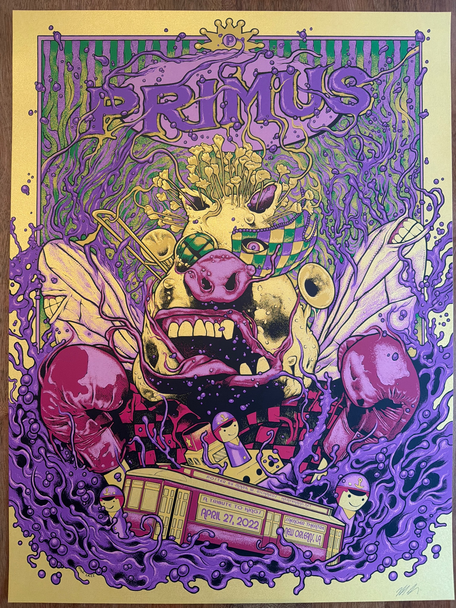 Primus poster by Mark W. Richards - Heavybird.ice