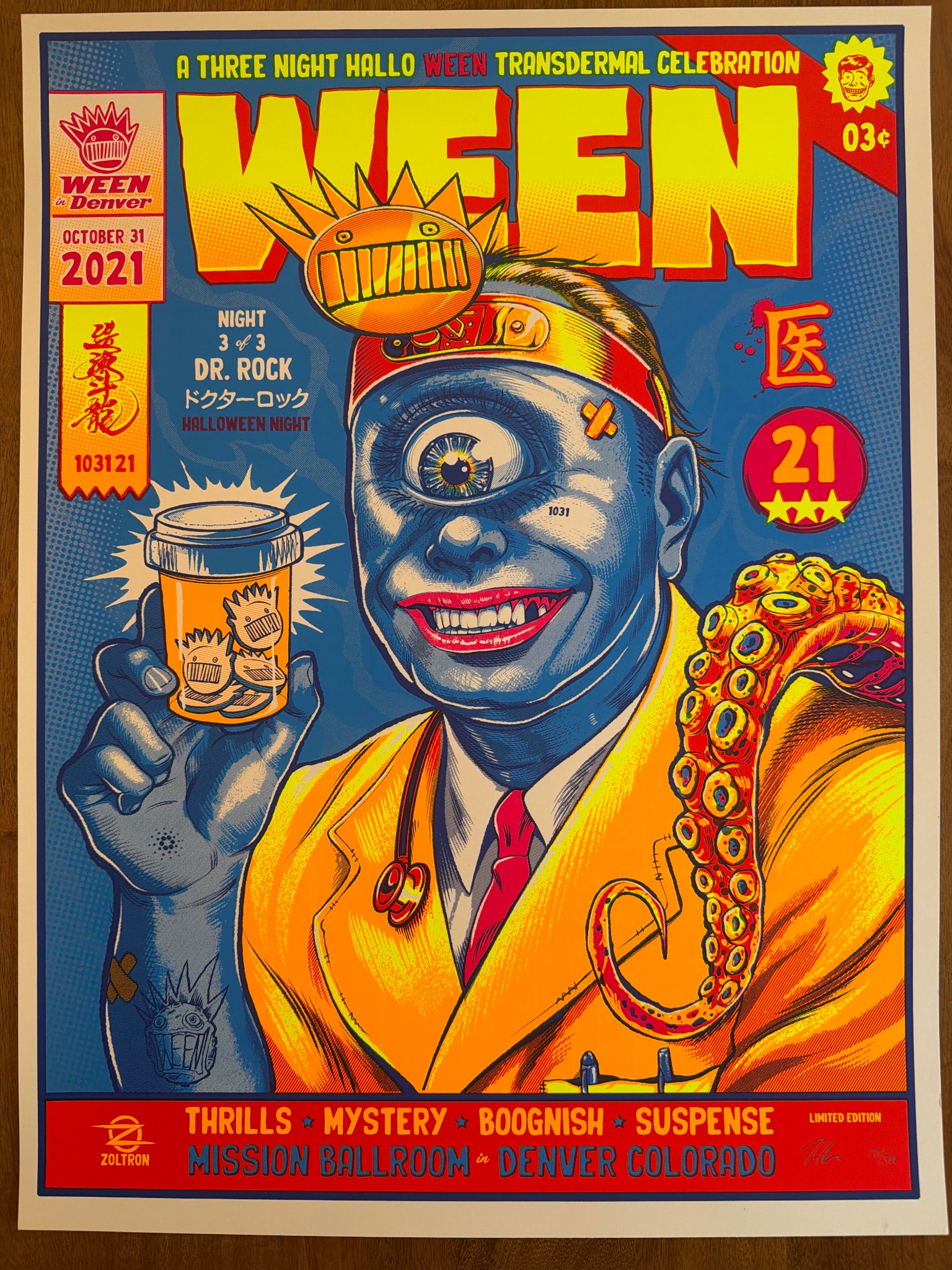 Ween poster by Zoltron