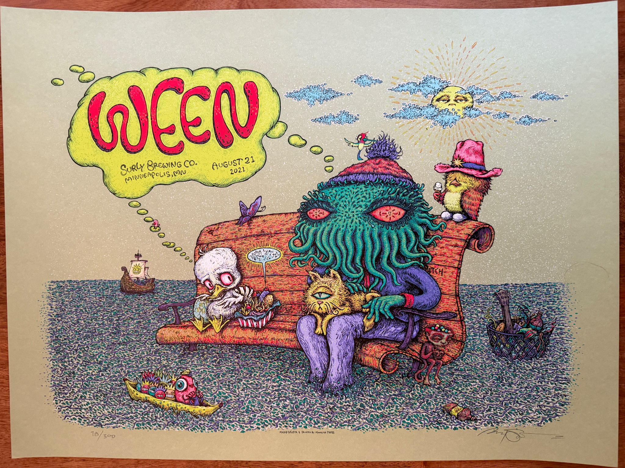 Ween poster by Marq Spusta
