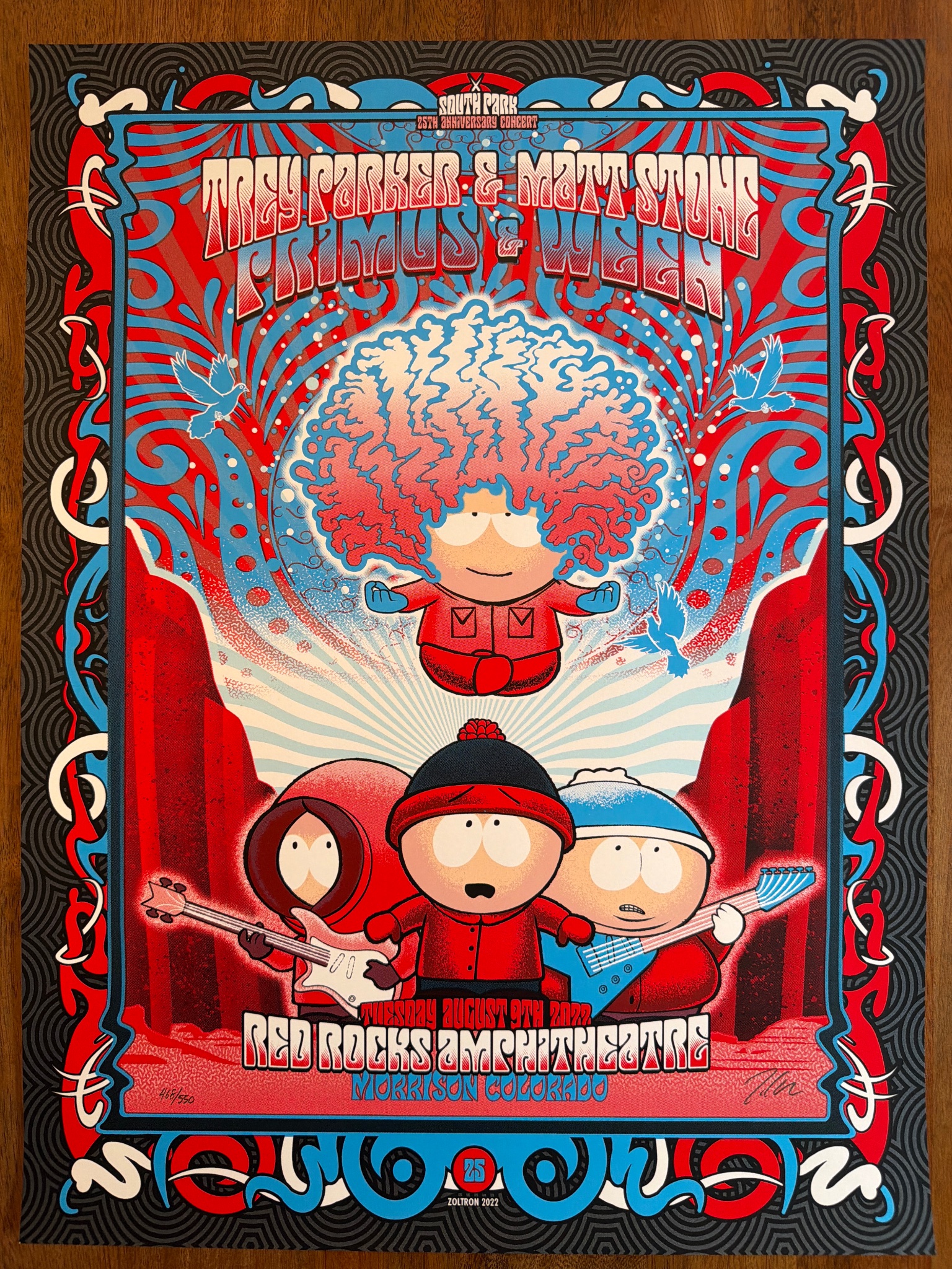 Trey Parker & Matt Stone, Primus & Ween poster by Zoltron