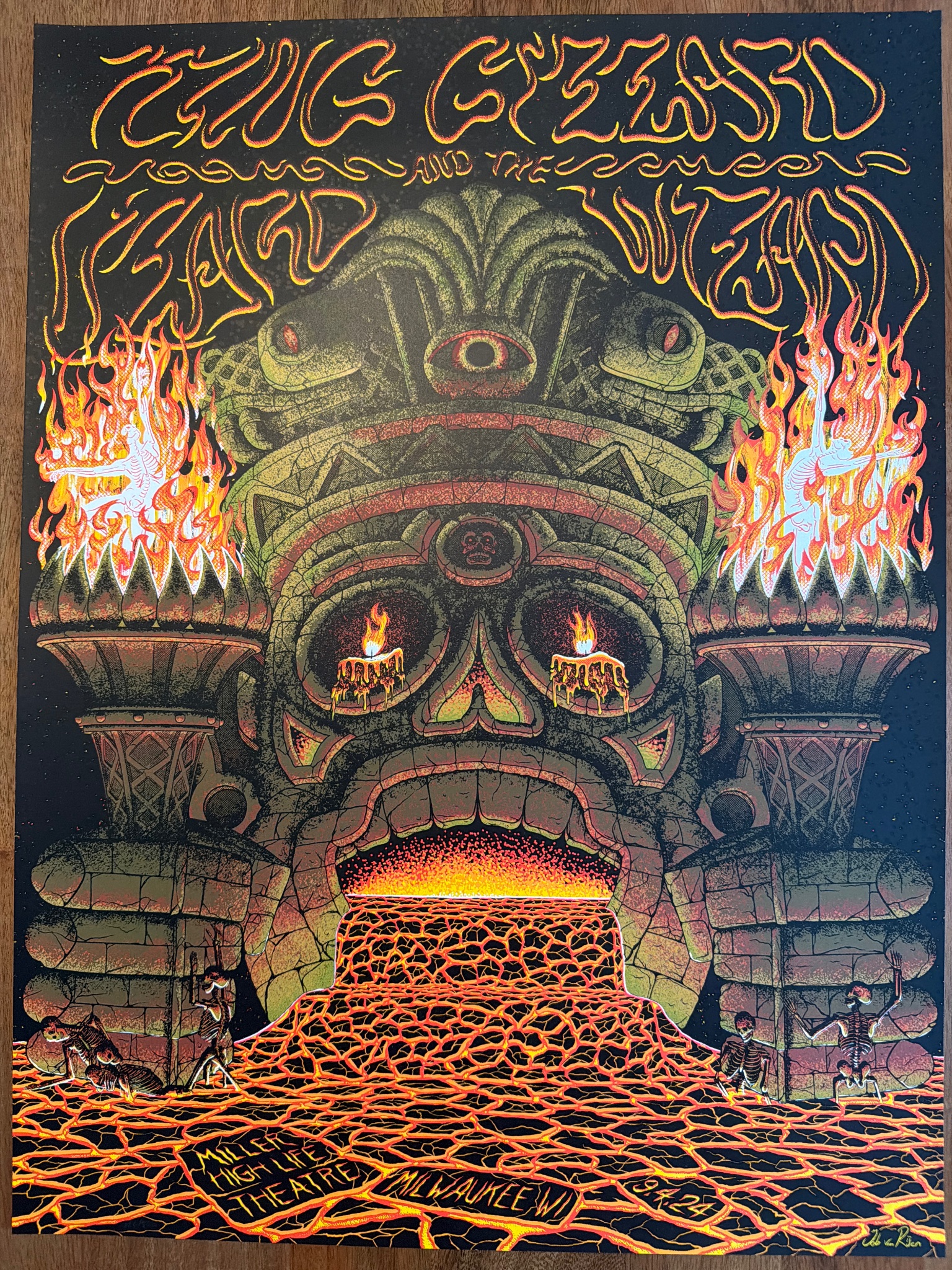 King Gizzard & the Lizard Wizard poster by Job Van Rijen