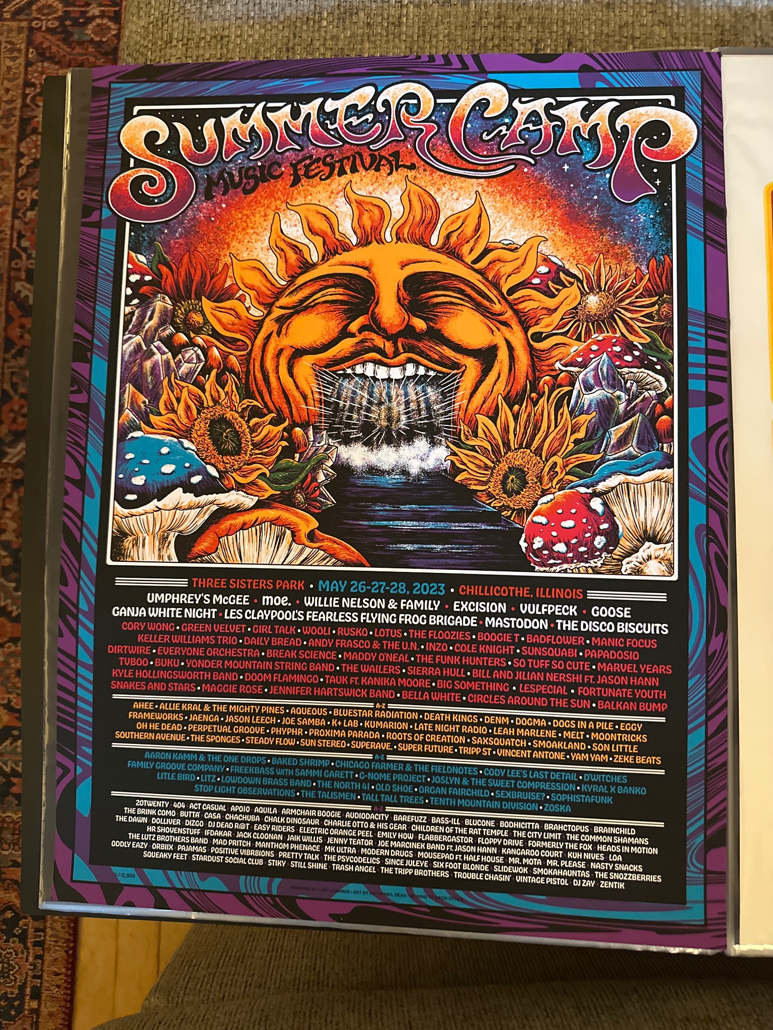 Summer Camp Music Festival poster