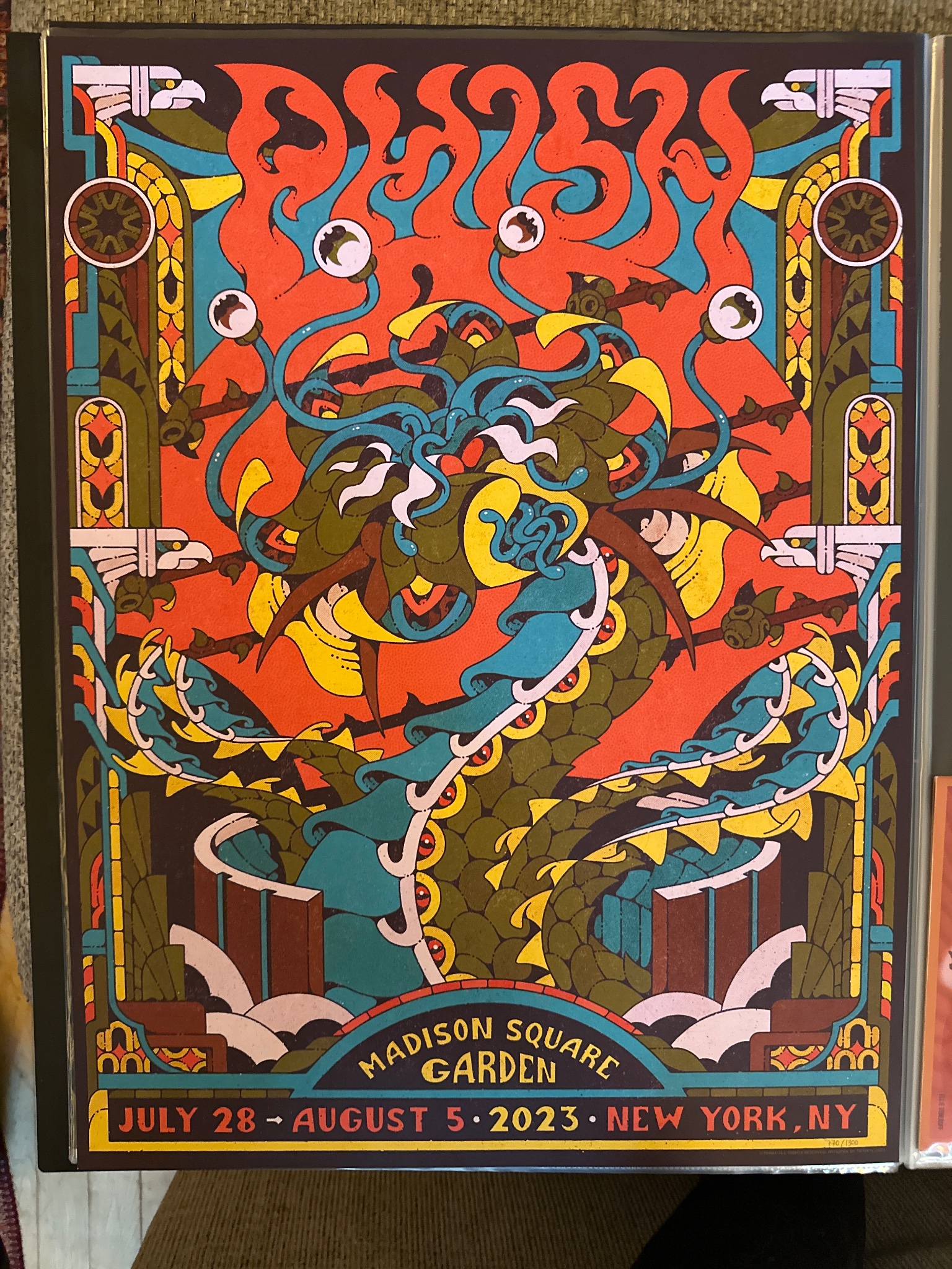 Phish poster by Tiffany Chin